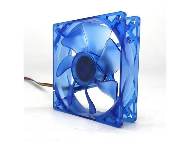 Alt view image 4 of 4 - WRIARICH 92mm pwm LED cpu cooler cooling fan 90mm 9cm 92X92X25mm luminous 12V 1800RPM blue light cooler