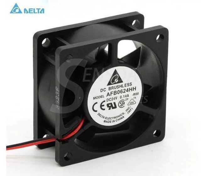 Main image of WRIARICH Delta AFB0624HH 60*60*25mm DC 24V 0.14A 5000RPM dual ball beraing Cooling fan