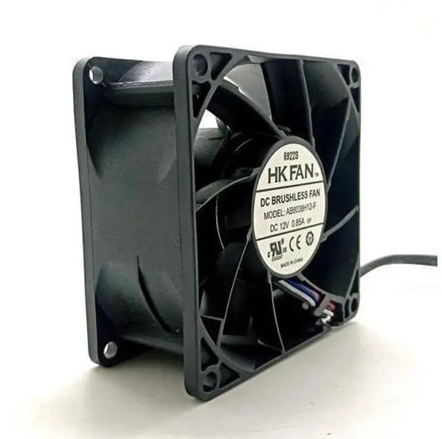 Main image of WRIARICH AB8038H12-F 80mm High Speed Air Flow CFM Powerful DC 12V Cooling Fan,for Miner PC Case Cabinets