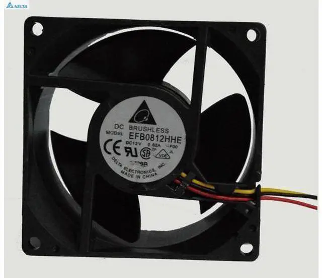 Main image of WRIARICH for delta cooling fan EFB0812HHE -F00 8CM 80*80*38MM 8038 12v 0.62a dual ball