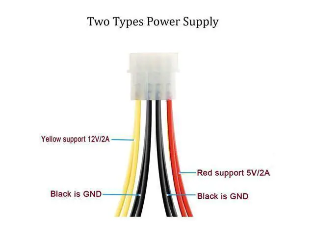 Alt view image 5 of 7 - WRIARICH 5pcs 4 Pin Molex To 2×15 Pin SATA Power Y-Cable Adapter For IDE 8 Inches