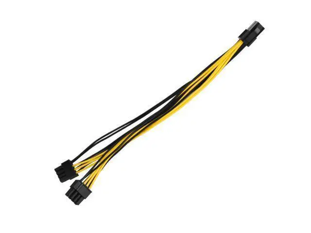 Alt view image 3 of 5 - WRIARICH 10 Pcs 8 Pin PCI-e To 8 Pin (6+2) PCI-e (Female To Male) GPU Power Cable 210mm 260mm For graphics card mining motherboard