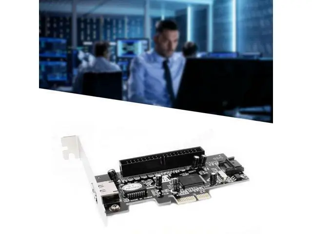 Alt view image 2 of 3 - WRIARICH PCI-E SATA Expansion Card PCI-E to ESATA+SATAx1+IDE Expansion Card Supports Optical Drive Hard Disk Boot Raid Array Card