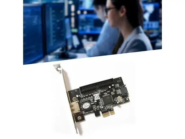 Alt view image 3 of 3 - WRIARICH PCI-E SATA Expansion Card PCI-E to ESATA+SATAx1+IDE Expansion Card Supports Optical Drive Hard Disk Boot Raid Array Card