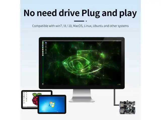 Alt view image 4 of 7 - WRIARICH 4 Port USB 3.0 Hub for Raspberry Pi Jetson Nano ROS Robot, Compatible with USB 3.0/2.0/1.1 Driver-Free Plug&Play, Onboard External USB-A5V (Micro-USB)9~24V Power Port, for High-Power Device