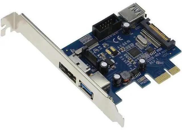 Main image of WRIARICH External USB3.0 Port Power eSATA Port Internal USB 3.0 9pin USB Header PCIe Card With 15pin SATA Power Socket (NEC / Renesas uP