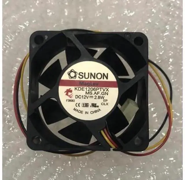 Main image of WRIARICH SUNON KDE1206PTVX MS.AR.GN 12V 2.8W 6025 6cm 3line Chassis Power Supply Fan