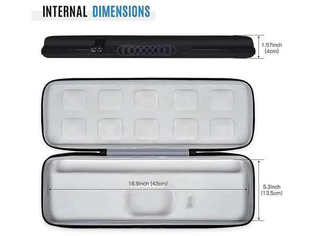 Alt view image 3 of 4 - WRIARICH Hard Case Replacement Anti-Scratch Protective Carrying Keyboard Case Hard Case for MX Keys S Wireless Keyboard
