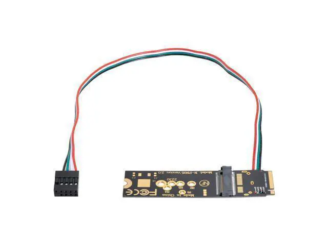 Alt view image 3 of 3 - WRIARICH NGFF Key-A/E WiFi Wireless Card to PCI-E M.2 NGFF Key-M NVME SSD Adapter for AX200 Wifi 6 Bluetooth 5.1