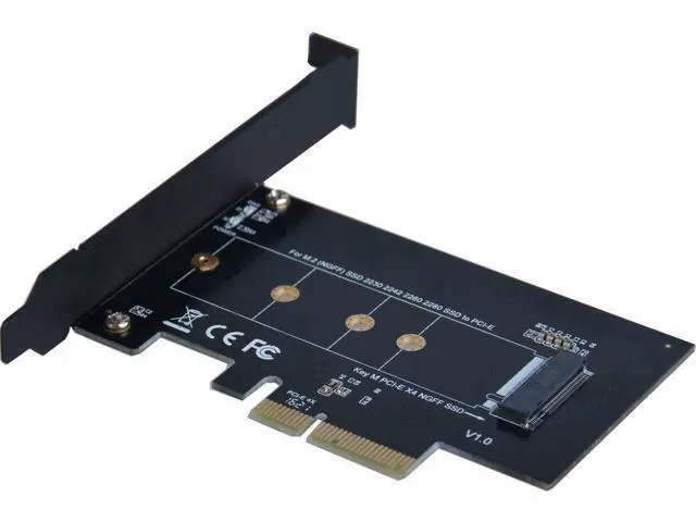 Alt view image 2 of 5 - WRIARICH SIIG M.2 NGFF SSD (M Key) to PCIe 3.0 x4 Card Adapter For 2230, 2242,2260, 2280 M.2 PCIe Host Controller Expansion Card SSDs NVMe or AHCI - (SC-M20014-S1),Black