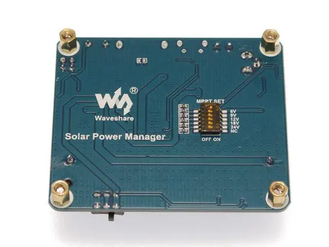 Alt view image 4 of 6 - WRIARICH Solar Power Management Module for 6V~24V Solar Panel Supports Solar Panel/USB Connection Battery Charging Onboard MPPT Set Switch