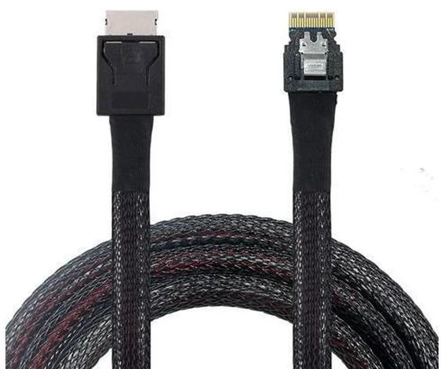 Main image of WRIARICH OcuLink PCIe PCI-Express SFF-8611 4i to SFF-8654 Slimline SSD Data Active Cable 50cm