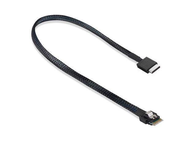 Alt view image 7 of 7 - WRIARICH OcuLink PCIe PCI-Express SFF-8611 4i to SFF-8654 Slimline SSD Data Active Cable 50cm