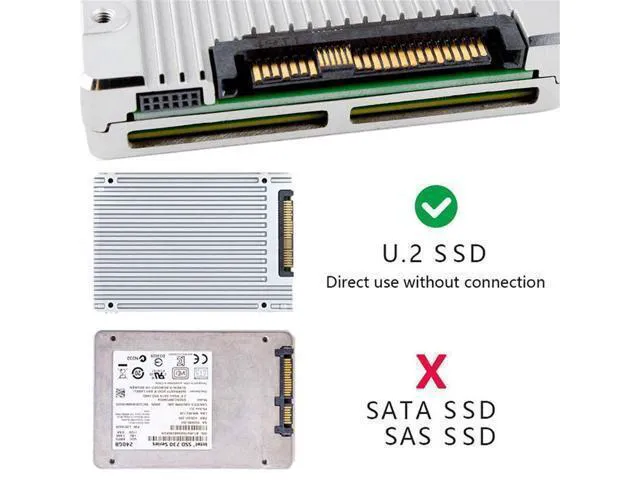 Alt view image 2 of 6 - WRIARICH U.2 U2 SFF-8639 NVME PCIe 4.0 SSD Adapter Male to Female Extension 68pin PCI Express PCBA