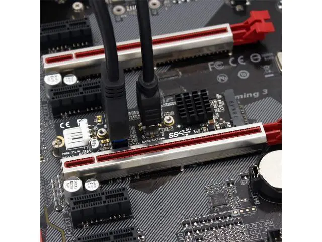 Alt view image 6 of 7 - WRIARICH 5Gbps Type-E USB 3.1 Front Panel Socket & USB 2.0 to NVME NGFF M-Key Express Card VL805 Adapter for Motherboard