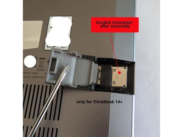 Alt view image 5 of 7 - WRIARICH PCI-E 3.0 M.2 M-Key to Oculink SFF-8612 SFF-8611 Host Adapter for ThinkBook 14+ External Graphics Card & SSD