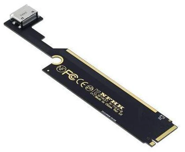 Main image of WRIARICH PCI-E 3.0 M.2 M-Key to Oculink SFF-8612 SFF-8611 Host Adapter for ThinkBook 16+ External Graphics Card & SSD