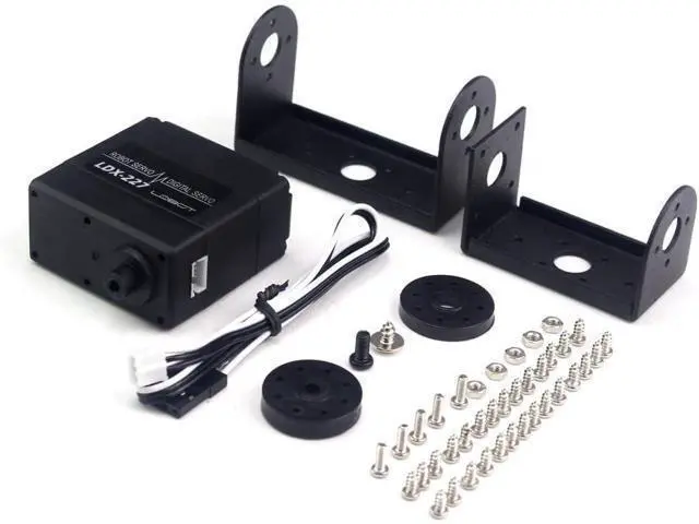 Alt view image 4 of 7 - WRIARICH LDX-227 Full Metal Gear Standard Digital Servo with 17kg High Torque Dual Ball Bearing for Robot(Control Angle 270)