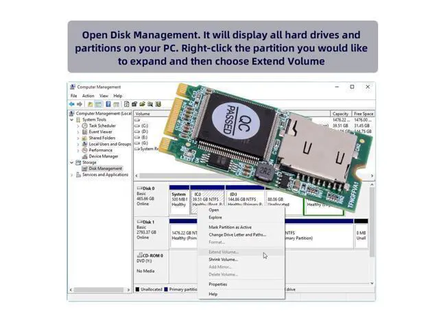 Alt view image 7 of 7 - WRIARICH 22x42mm M.2 NGFF B-Key to Micro SD T-Flash TF Card Rearder B+M Key Adapter Embedded for Industrial Mobile SSD