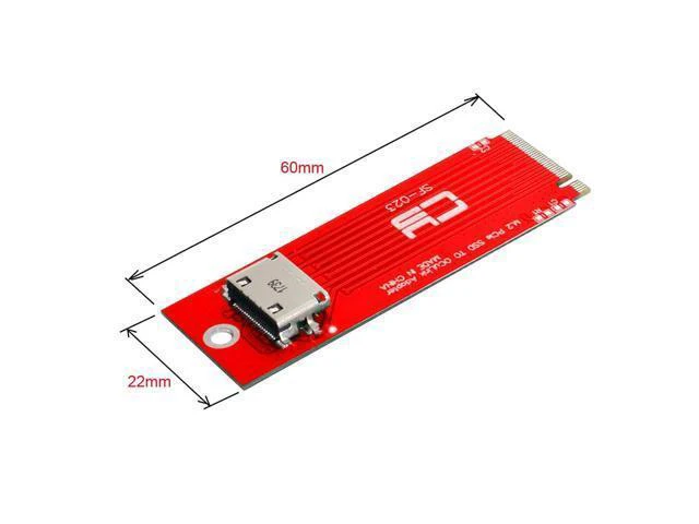 Alt view image 3 of 7 - WRIARICH PCI-E 3.0 M.2 M-Key to Oculink SFF-8612 SFF-8611 Host Adapter for PCIe Nvme SSD 2260 Adapter