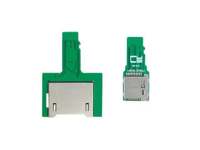 Alt view image 3 of 7 - WRIARICH 2pcs TF Micro SD Male Extender to SD Card Female Extension Adapter PCBA SD/SDHC/SDXC UHS-III UHS-3 UHS-2