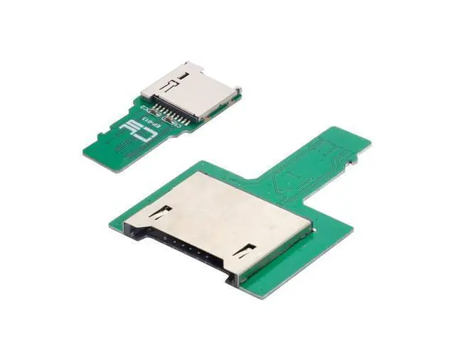 Alt view image 4 of 7 - WRIARICH 2pcs TF Micro SD Male Extender to SD Card Female Extension Adapter PCBA SD/SDHC/SDXC UHS-III UHS-3 UHS-2