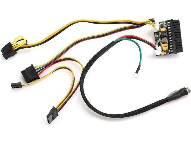 Alt view image 5 of 7 - WRIARICH Asixxsix PC Power Supply Power Module, Quietly Work Without Noise, 24Pin Stable and Reliable, 12V DC Input for Mini-ITX 1U Case