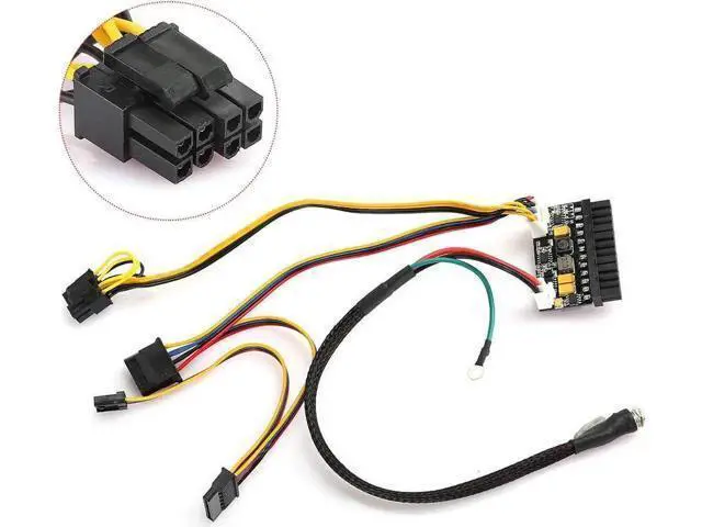 Alt view image 7 of 7 - WRIARICH Asixxsix PC Power Supply Power Module, Quietly Work Without Noise, 24Pin Stable and Reliable, 12V DC Input for Mini-ITX 1U Case