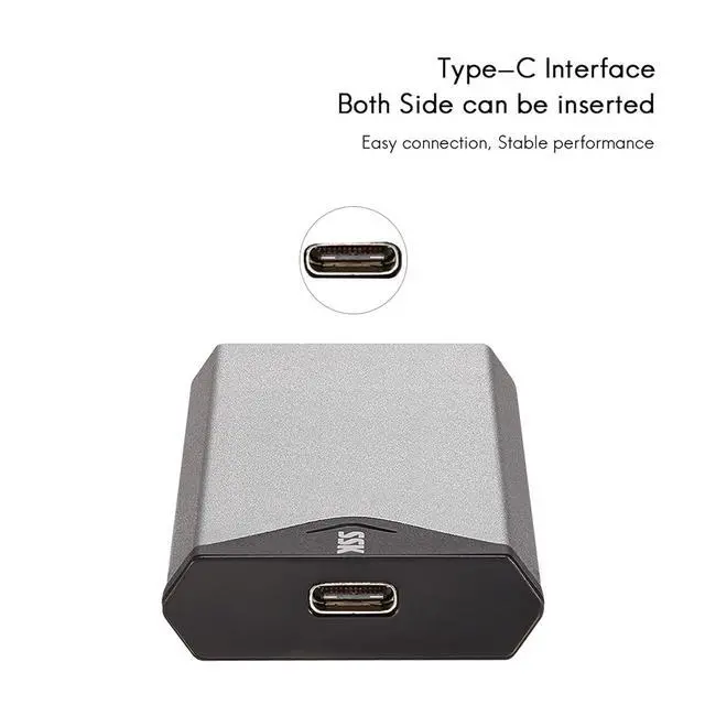 Alt view image 4 of 6 - WRIARICH Aluminum USB 3.2 Gen 1 to M.2 SATA NGFF SSD Enclosure Adapter, External SATA Based M.2 Solid State Drive Enclosure Reader (for M.2 SATA SSD only)