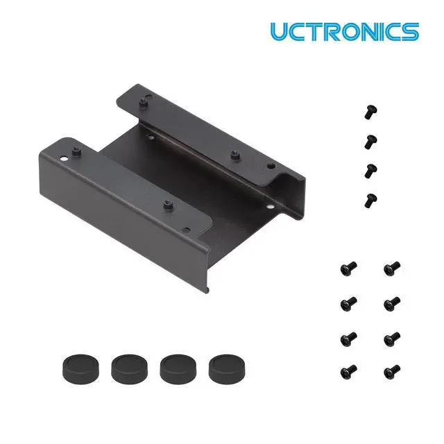 Alt view image 6 of 6 - WRIARICH for Raspberry Pi SSD Case, Supports 2 Units of 2.5 SSD and Pi 5, 4, 3B/3B+ and Other B Models