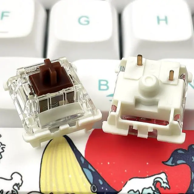 Alt view image 5 of 7 - WRIARICH DRAOZA Gateron G Brown Pro 3.0 Switches,3 Pin Pre Lubed RGB SMD Tactile Switches for MX Gaming Mechanical Keyboard (G PRO 3.0,Brown,36PCS)