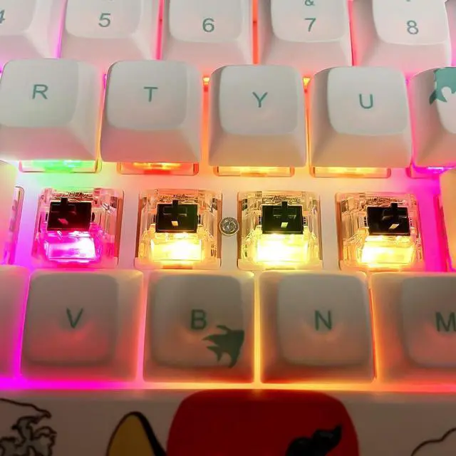 Alt view image 4 of 7 - WRIARICH DRAOZA Gateron G Pro 3.0 Black Switches for Mechanical Keyboard,3 Pin Linear Feel/Pre-Lubed Switches(36pcs,Black,3 Pin)