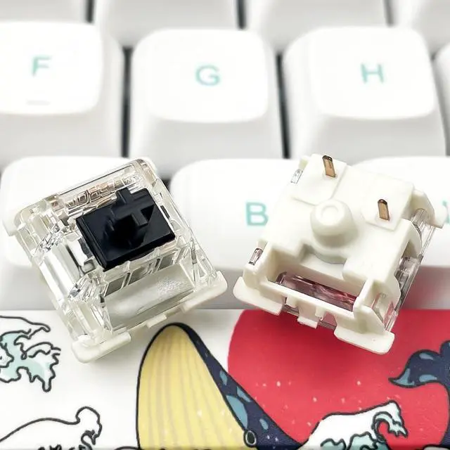 Alt view image 5 of 7 - WRIARICH DRAOZA Gateron G Pro 3.0 Black Switches for Mechanical Keyboard,3 Pin Linear Feel/Pre-Lubed Switches(36pcs,Black,3 Pin)