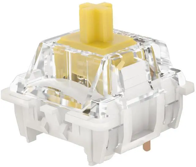 Main image of WRIARICH DRAOZA Gateron G Yellow Pro 3.0 Switches,3-Pin Pre Lubed RGB SMD Linear Switches for MX Gaming Mechanical Keyboard (G Pro 3.0,Yellow,36PCS)