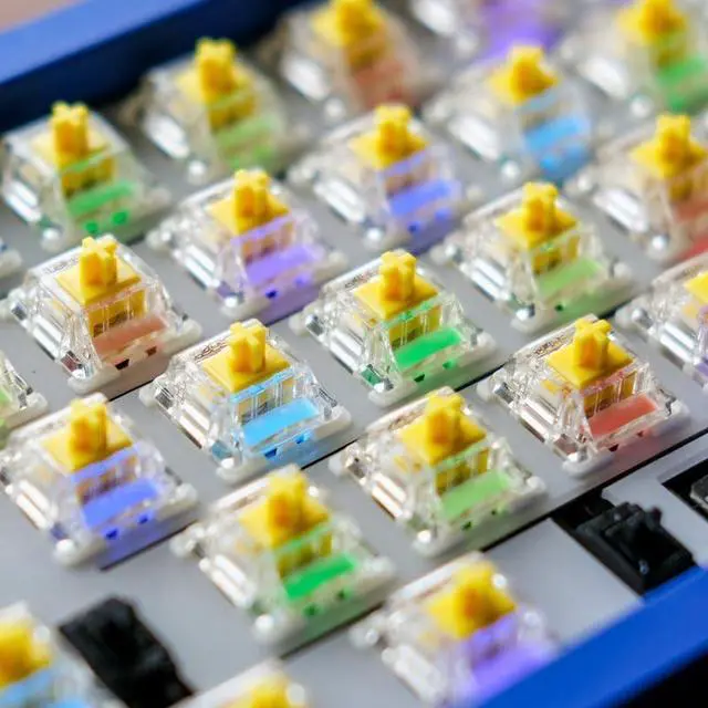 Alt view image 5 of 7 - WRIARICH DRAOZA Gateron G Yellow Pro 3.0 Switches,3-Pin Pre Lubed RGB SMD Linear Switches for MX Gaming Mechanical Keyboard (G Pro 3.0,Yellow,36PCS)
