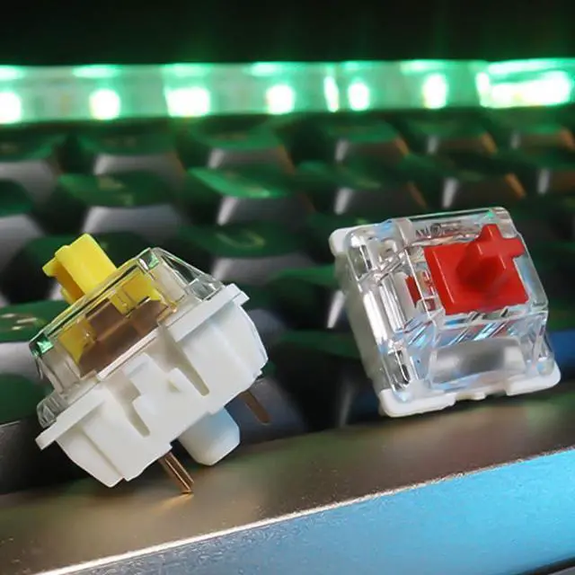 Alt view image 6 of 7 - WRIARICH DRAOZA Gateron G Yellow Pro 3.0 Switches,3-Pin Pre Lubed RGB SMD Linear Switches for MX Gaming Mechanical Keyboard (G Pro 3.0,Yellow,36PCS)