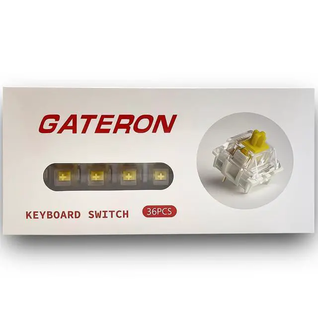 Alt view image 7 of 7 - WRIARICH DRAOZA Gateron G Yellow Pro 3.0 Switches,3-Pin Pre Lubed RGB SMD Linear Switches for MX Gaming Mechanical Keyboard (G Pro 3.0,Yellow,36PCS)