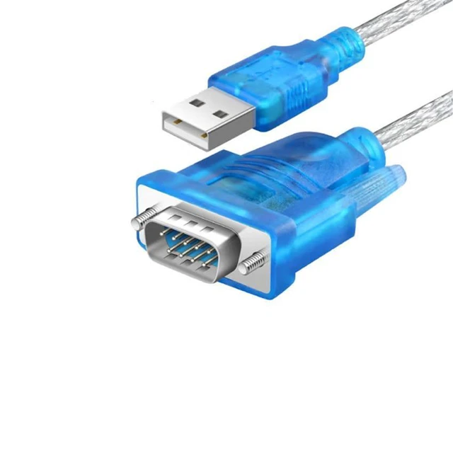 Main image of WRIARICH Transparent USB to 232 serial port cable USB to serial port 9-pin DB9com port conversion cable USB to RS232 serial port data cab(1.2M)(USB TO RS232 10PCS)