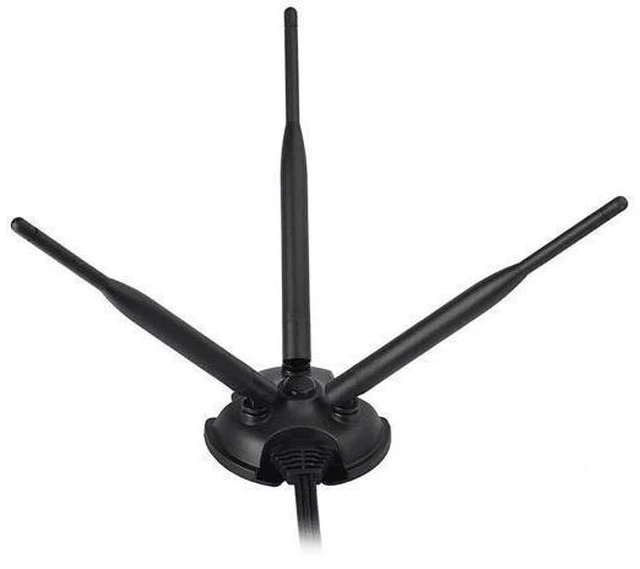 Alt view image 2 of 6 - WRIARICH 6dbi Dual Band 2.4GHz 5.8GHz Magnetic Base WiFi Antenna RP-SMA for Wireless Router Gateway PCI Express Network Cards