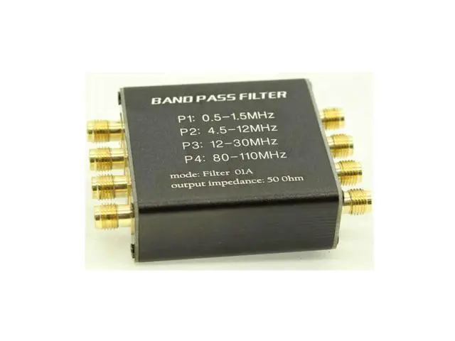 Alt view image 2 of 7 - WRIARICH Malachite Radio Pre-Filter BPF Bandpass Filter 50 Ohm SMA Socket