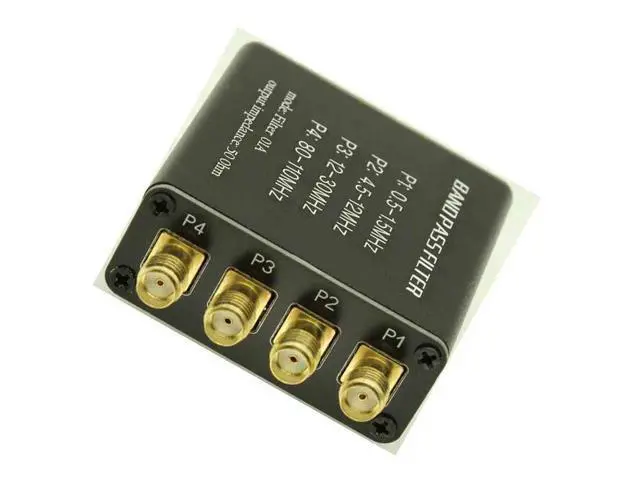 Alt view image 6 of 7 - WRIARICH Malachite Radio Pre-Filter BPF Bandpass Filter 50 Ohm SMA Socket