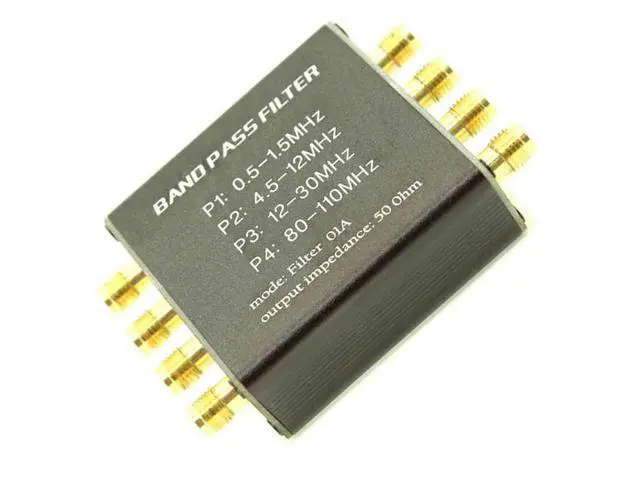 Alt view image 5 of 7 - WRIARICH Malachite Radio Pre-Filter BPF Bandpass Filter 50 Ohm SMA Socket