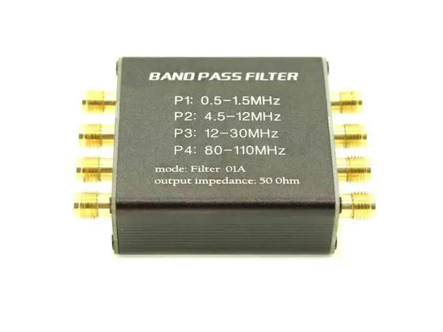 Alt view image 7 of 7 - WRIARICH Malachite Radio Pre-Filter BPF Bandpass Filter 50 Ohm SMA Socket