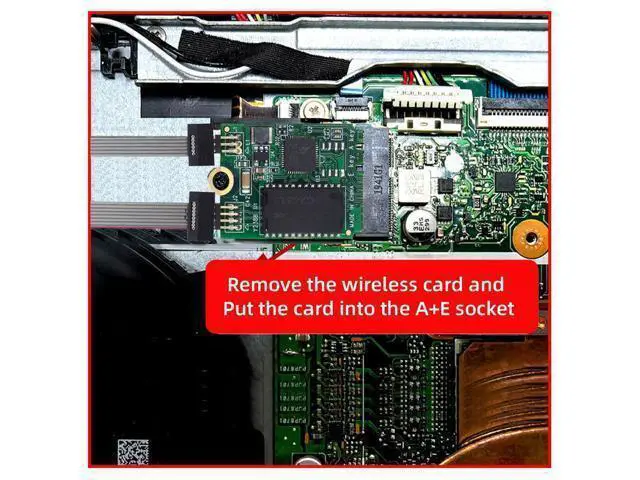 Alt view image 4 of 7 - WRIARICH 2500Mbps 2.5Gbps to 2230 NGFF A+E-Key GBE Gigabit 1000Mbps Ethernet Network LAN Cable Adapter for Desktop Motherboard
