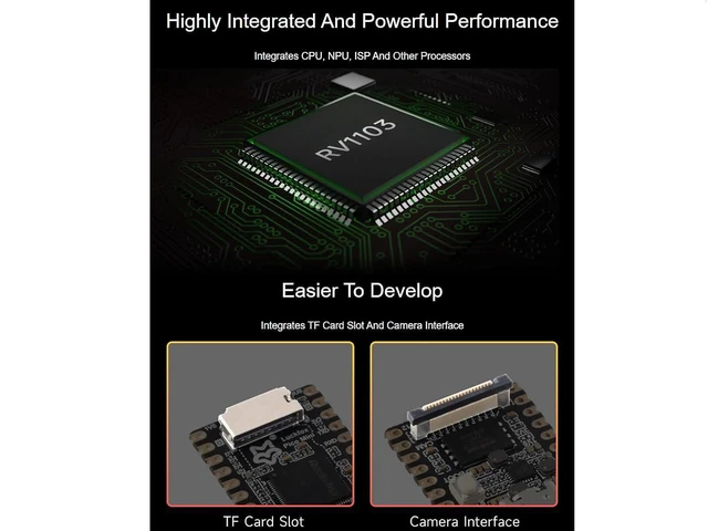 Alt view image 5 of 7 - WRIARICH Luckfox Pico Mini RV1103 Linux Micro Development Board Based on RV1103 Chip with 128MB Flash,Integrates ARM Cortex-A7/RISC-V MCU/NPU/ISP Processors,USB Type-C Connector,CSI Camera Interface