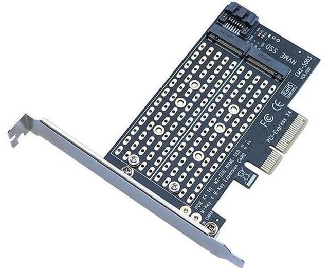 Main image of WRIARICH PCIE To M2/M.2 Adapter Add on Cards SATA M.2 SSD PCIE Adapter NVME/M2 PCIE Adapter SSD M2 To SATA PCI-E Card M Key +B Key Cards