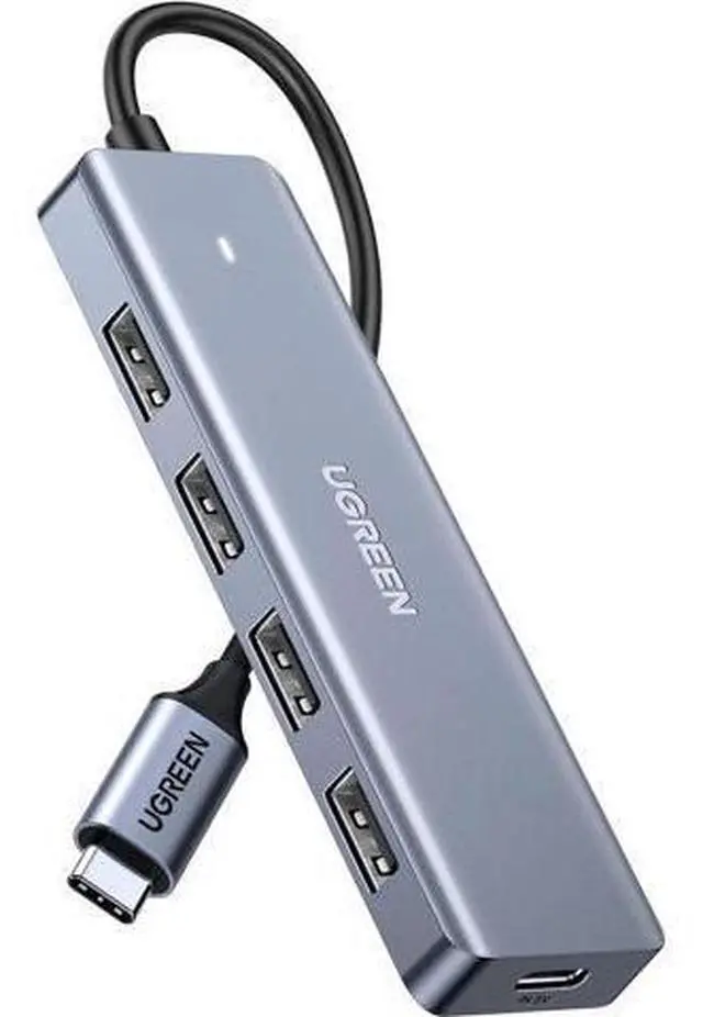 Main image of WRIARICH UGREEN USB C to USB A Hub with 4 USB 3.0 for Laptop, MacBook Pro/Air, Mac mini M4, iMac, iPad Pro, Chromebook, Dell XPS, Galaxy S23, and More, 0.5FT