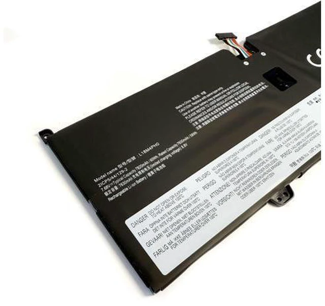 Alt view image 3 of 7 - WRIARICH Hubei L18C4PH0 L18M4PH0 5B10T11585 5B10W67374 5B10T11586 5B10W67180 Laptop Battery Replacement for Lenovo Ideapad Yoga C940-14IIL Series(7.68V 60Wh 7820mAh)