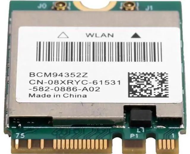 Main image of WRIARICH BCM94352Z Dual Band NGFF M.2 Wireless Network Card,4.0, 802.11ac WiFi Adapter (2 Built-in Antennas)