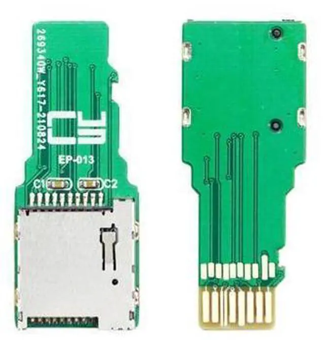 Main image of WRIARICH TF Micro SD Card Male Extender to TF Card Female Extension Adapter PCBA SD/SDHC/SDXC UHS-III UHS-3 UHS-2